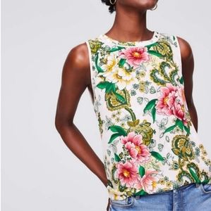 LOFT Sleeveless Shell Top Size L